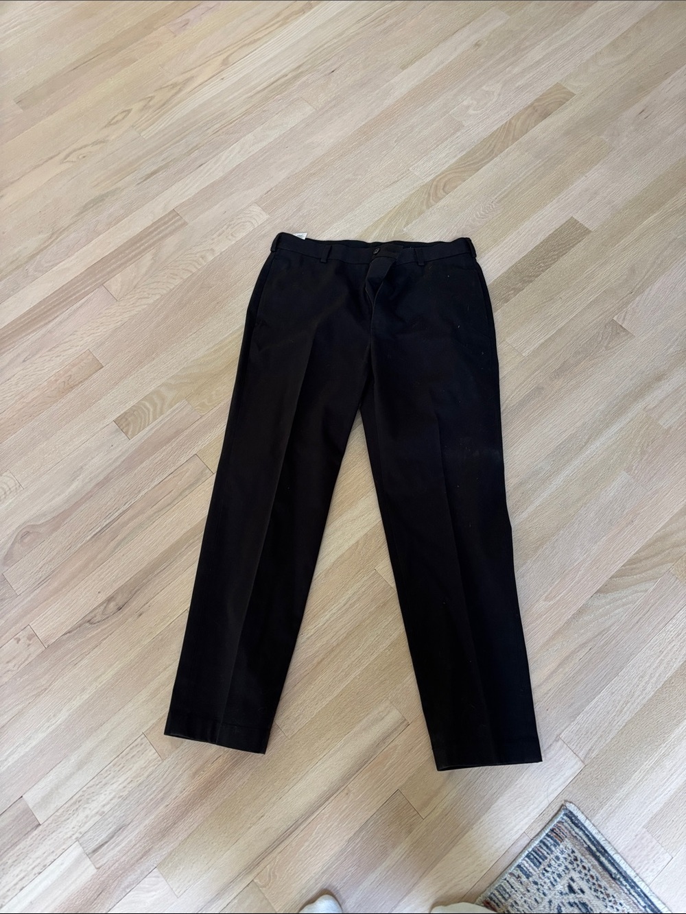 Brooks Brothers Black Men's Dress Pants - Tailored Crease